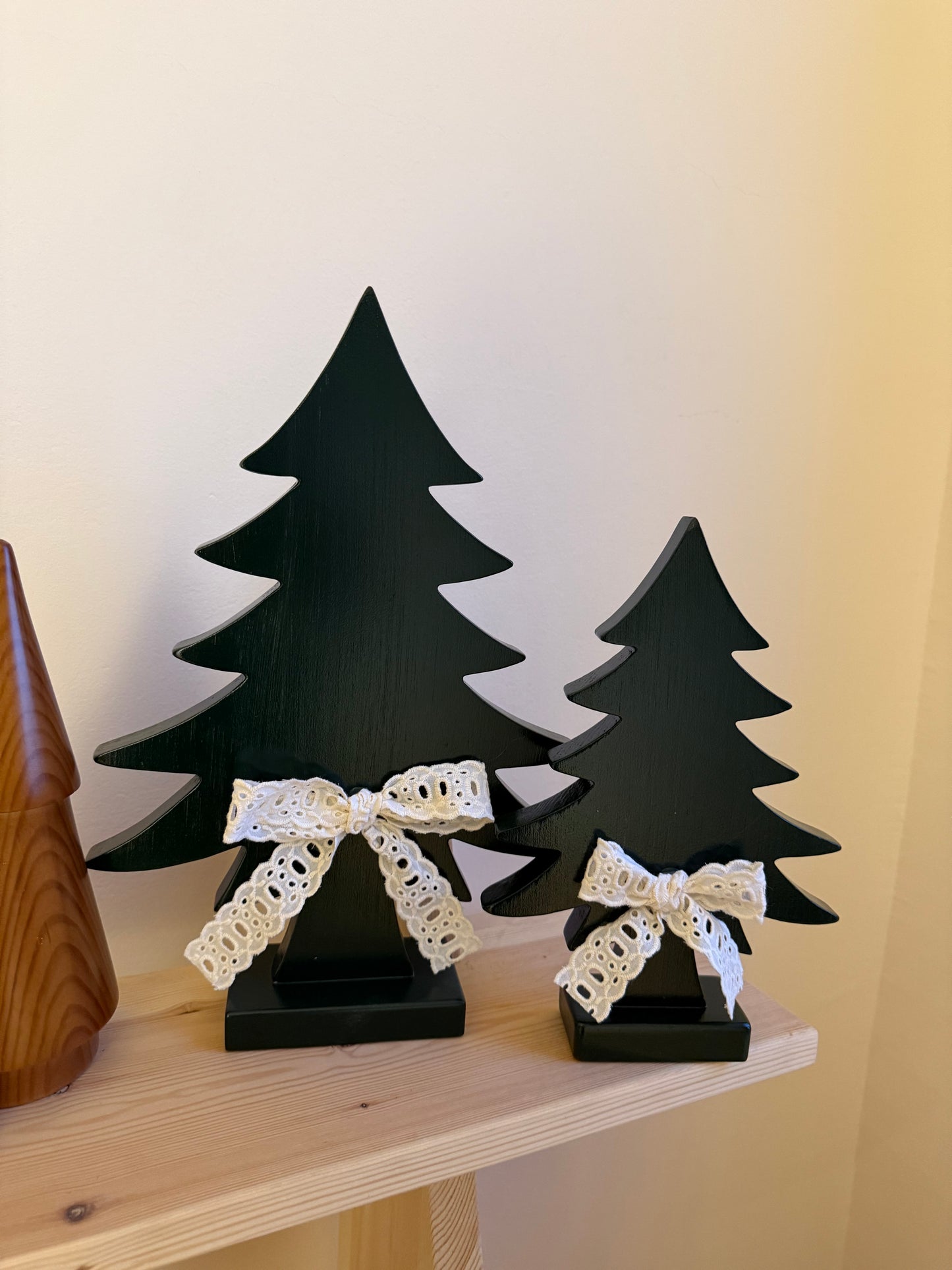 Lace Bow Trees Set