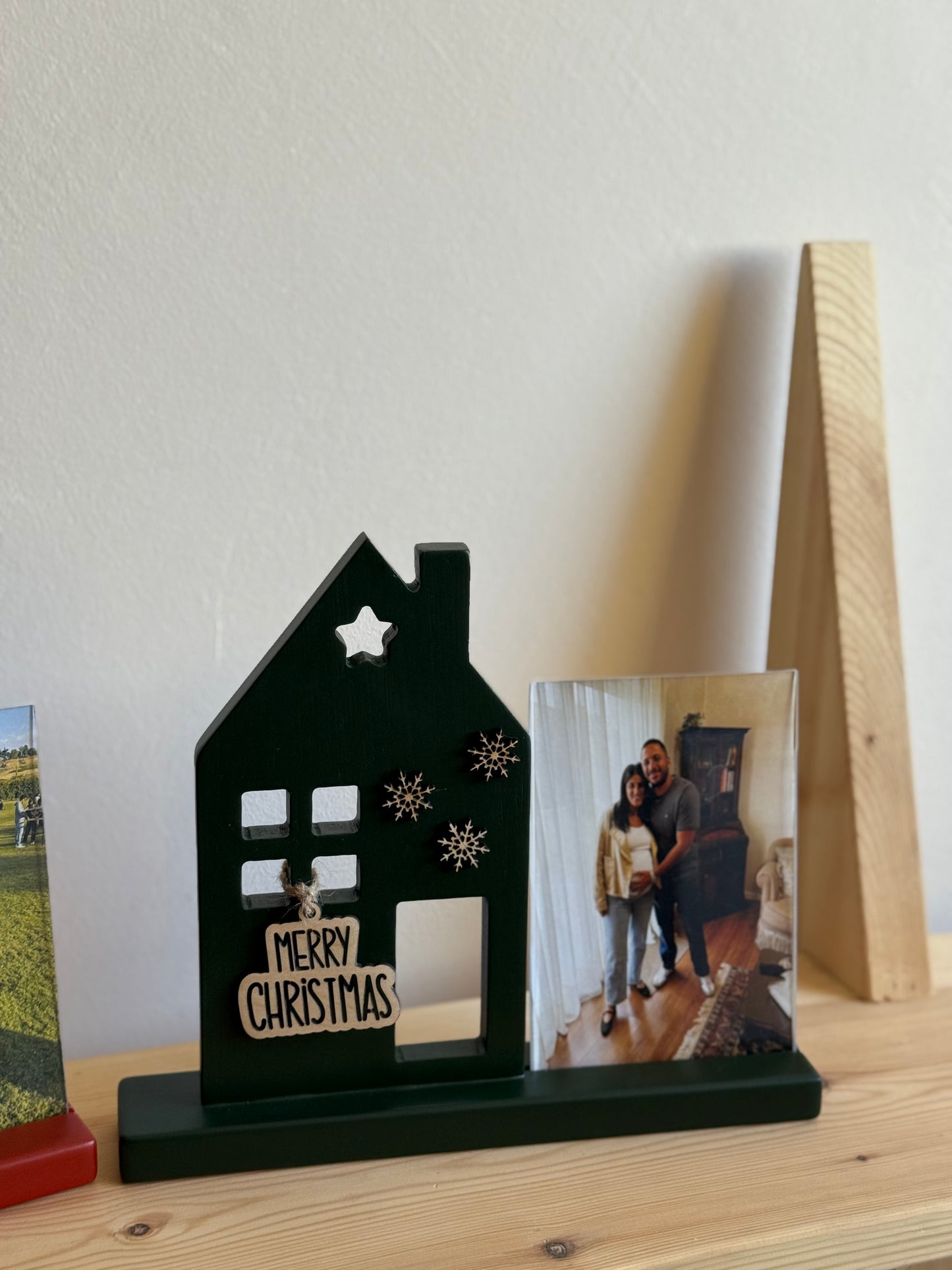 Christmas Cottage Photo Frame