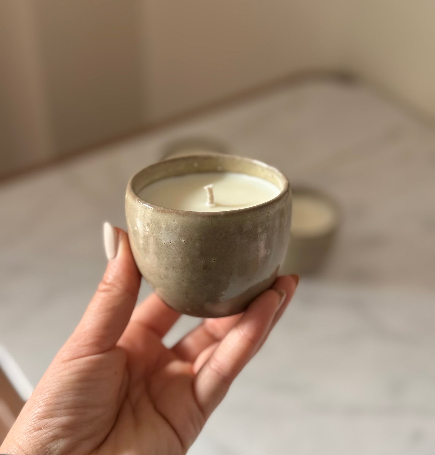Mini Handmade Oud Candle
