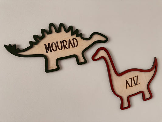 Dino Nameplate