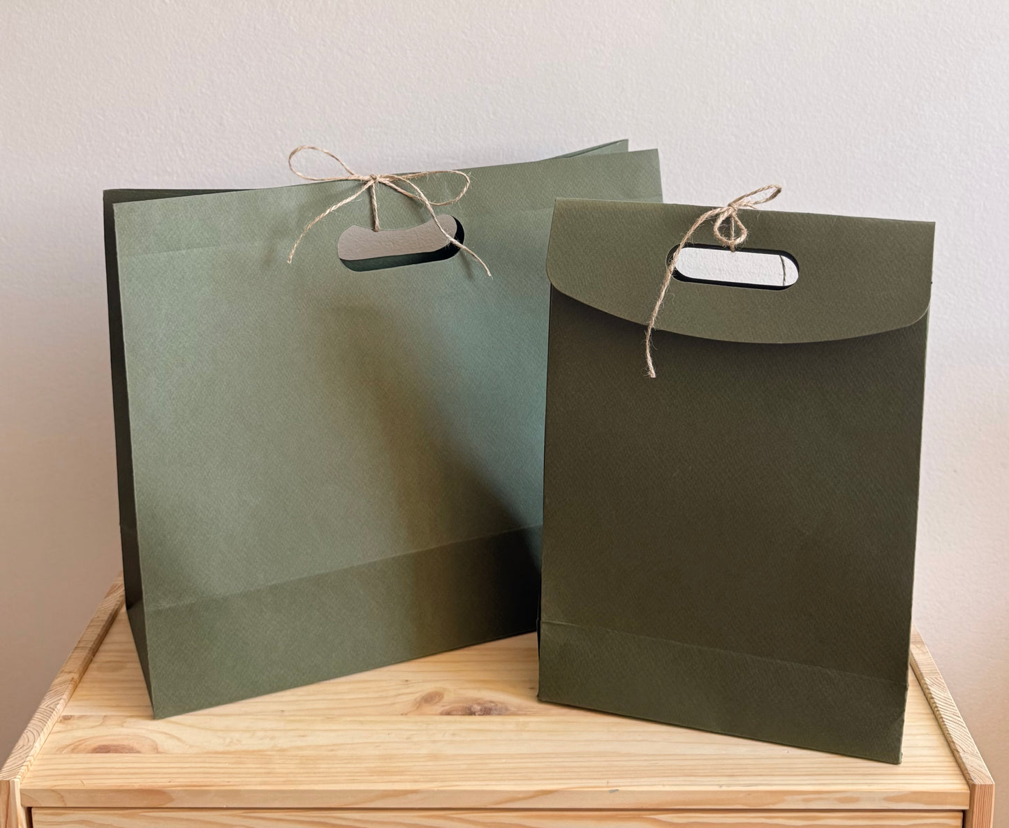 Olive Green Gift Bag