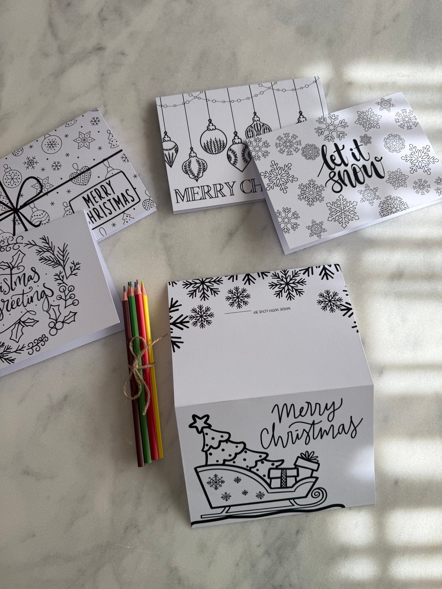 Color-Me Christmas Cards Bundle