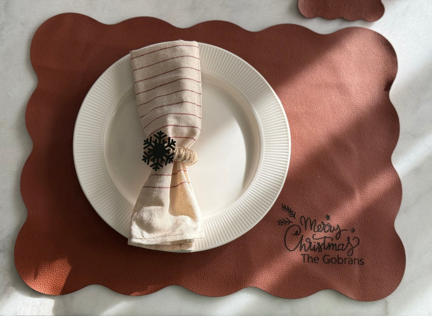 Holiday Scallop Placemats