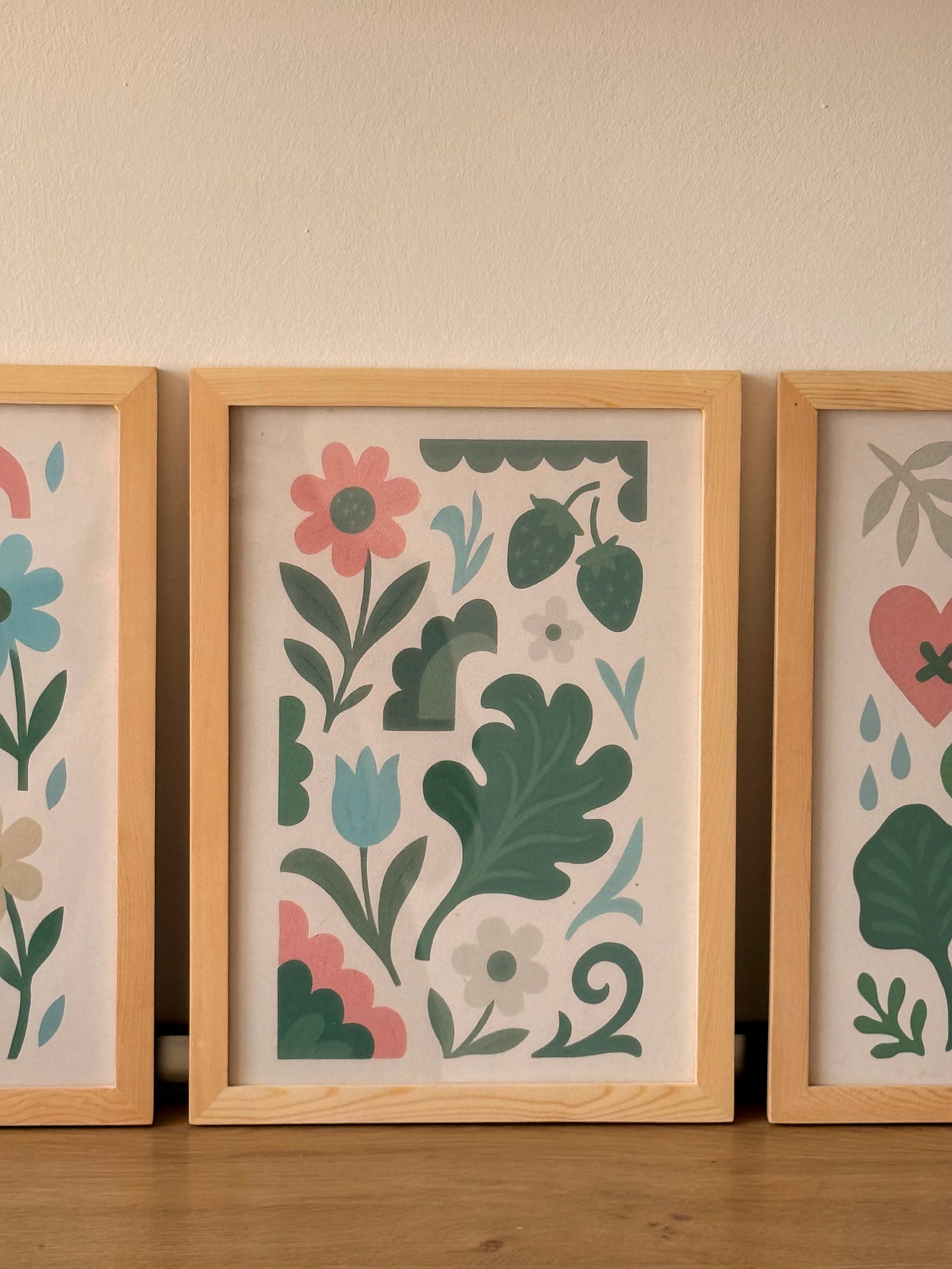 Playful Botanical Frames | Set of 3