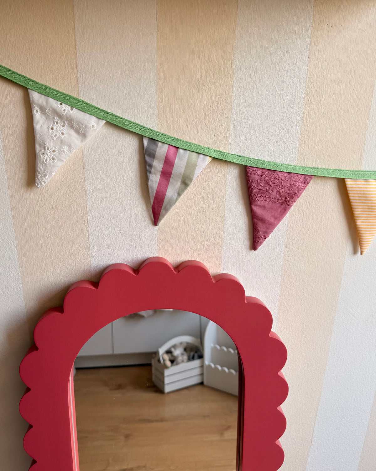 Little Bunting Garland – Handmade Fabric Wall Decor