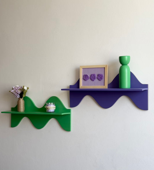 Wavy Pop Shelves | Set of 2