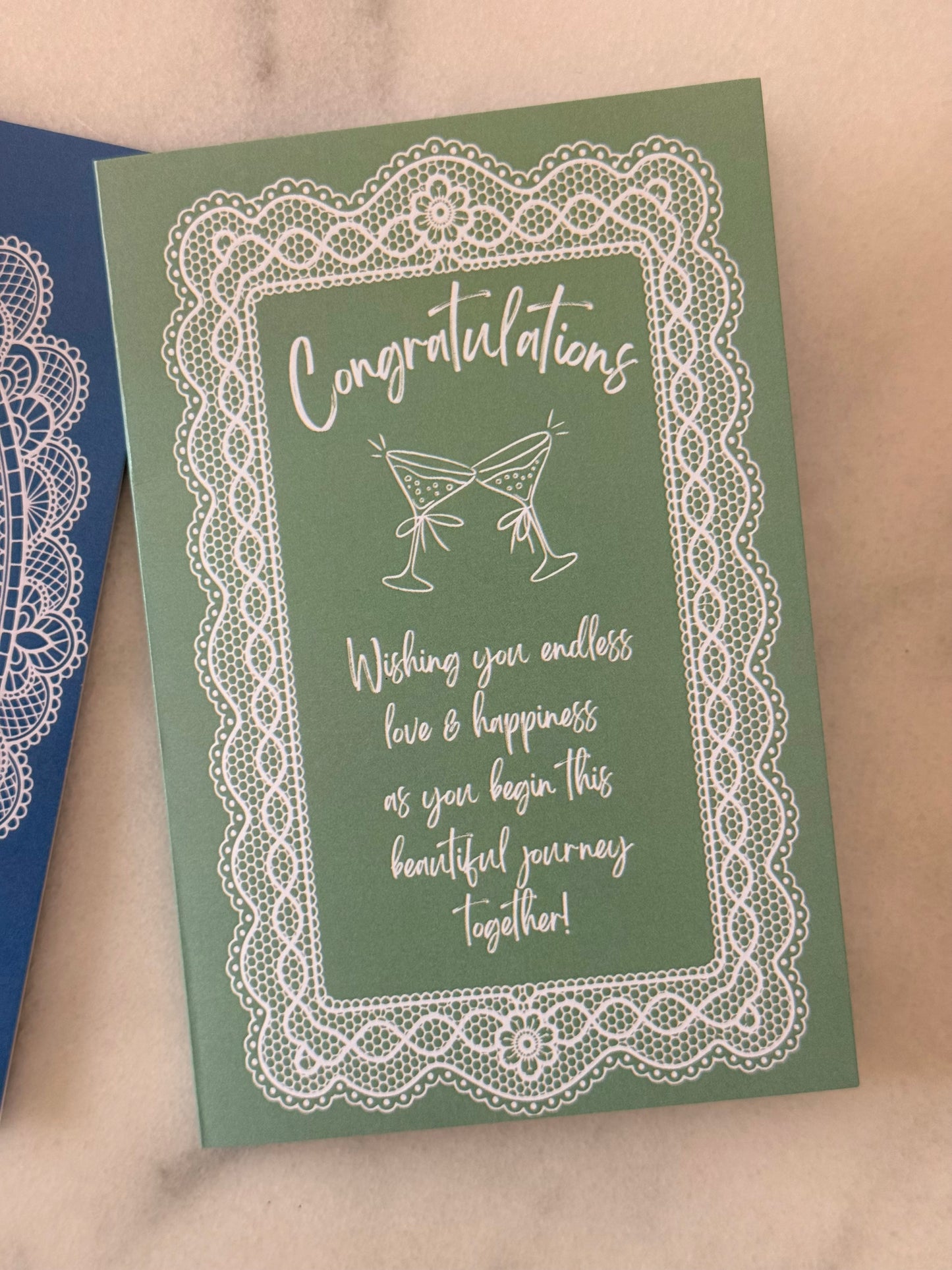 Lace Wishes Greeting Cards