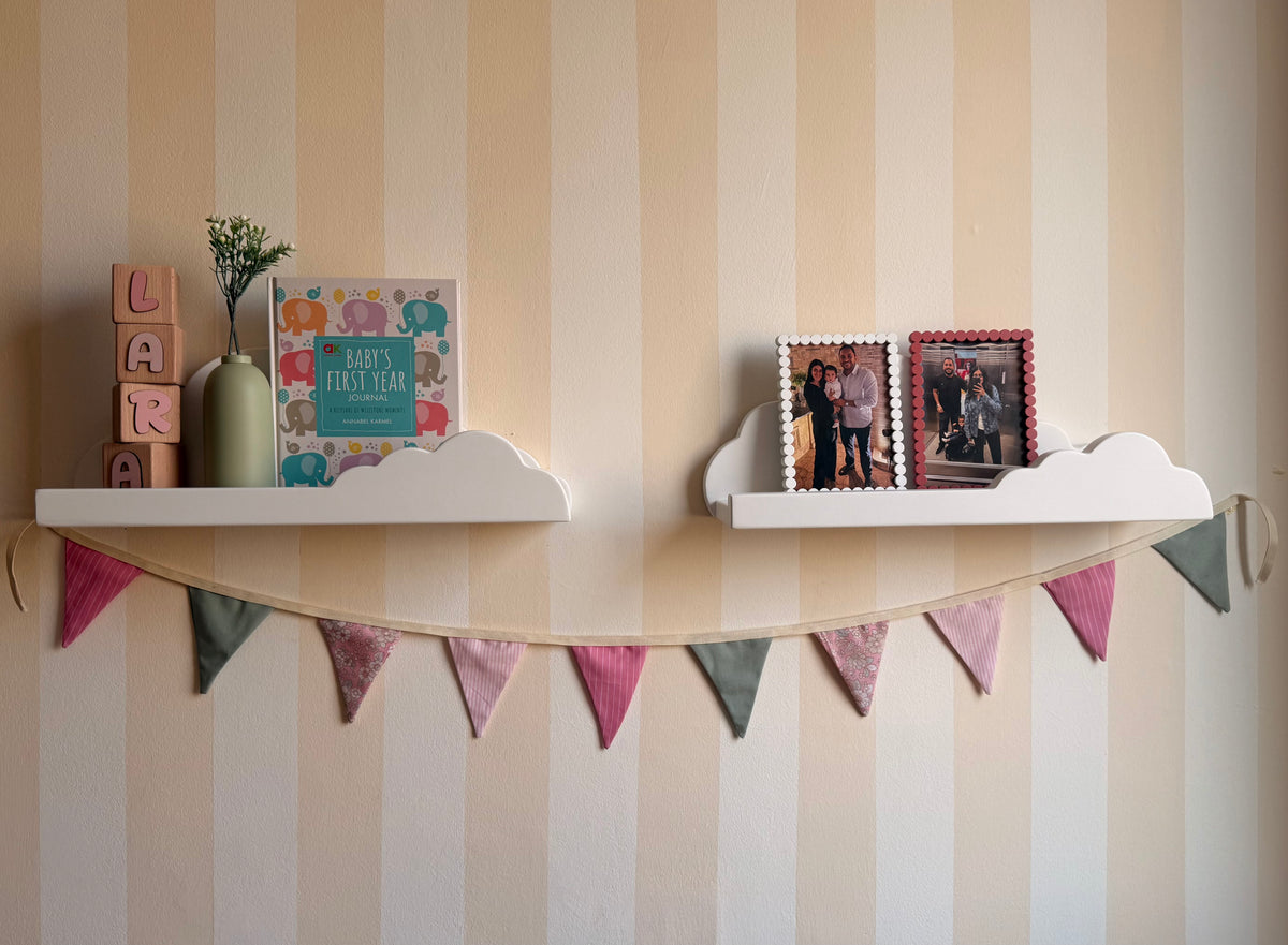 Little Bunting Garland – Handmade Fabric Wall Decor