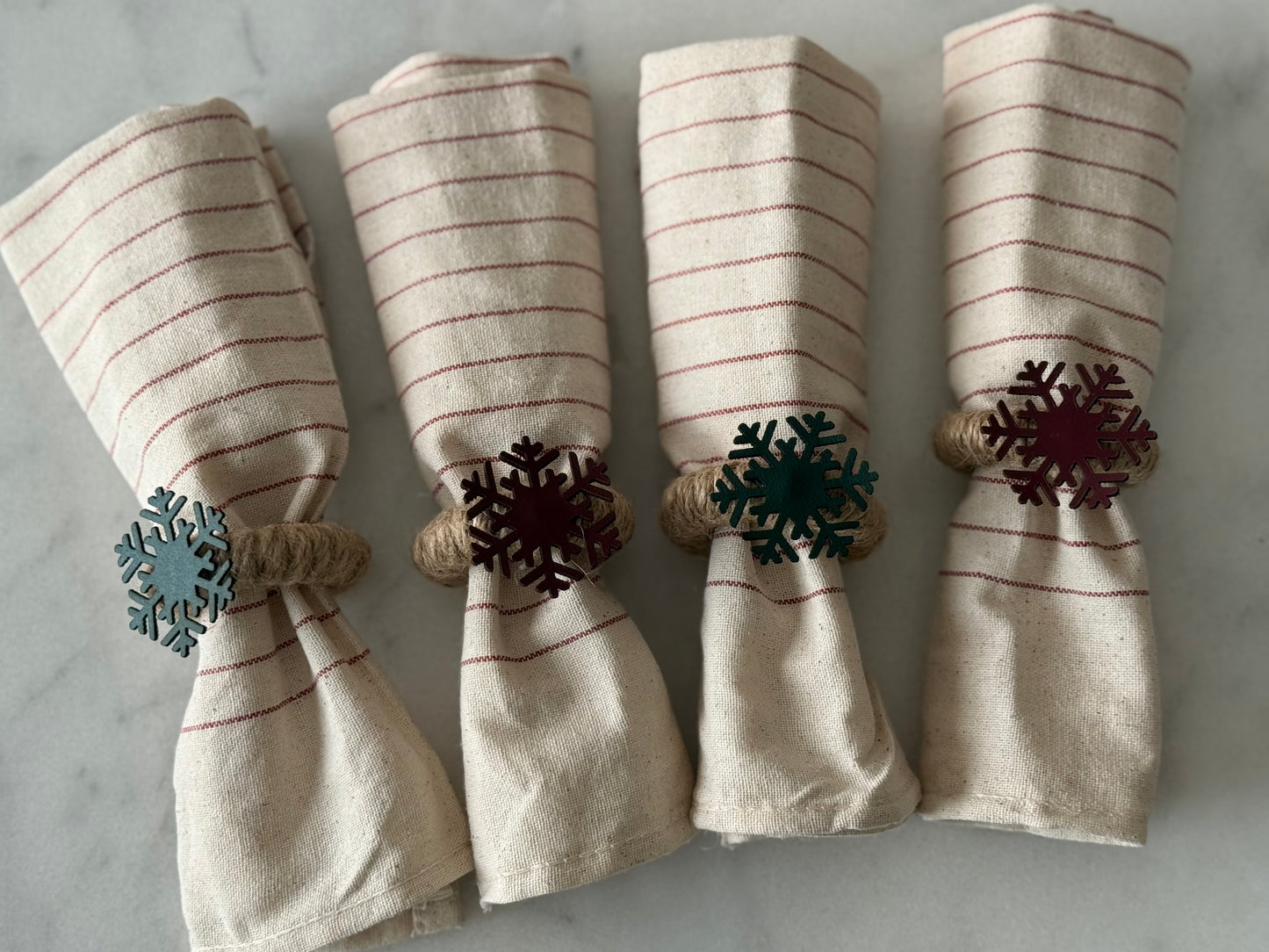 Snowflake Napkin Rings