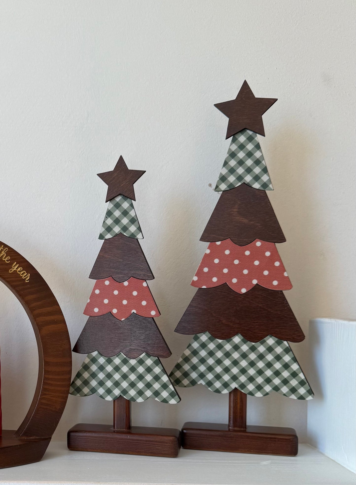 Festive Patch Trees Set
