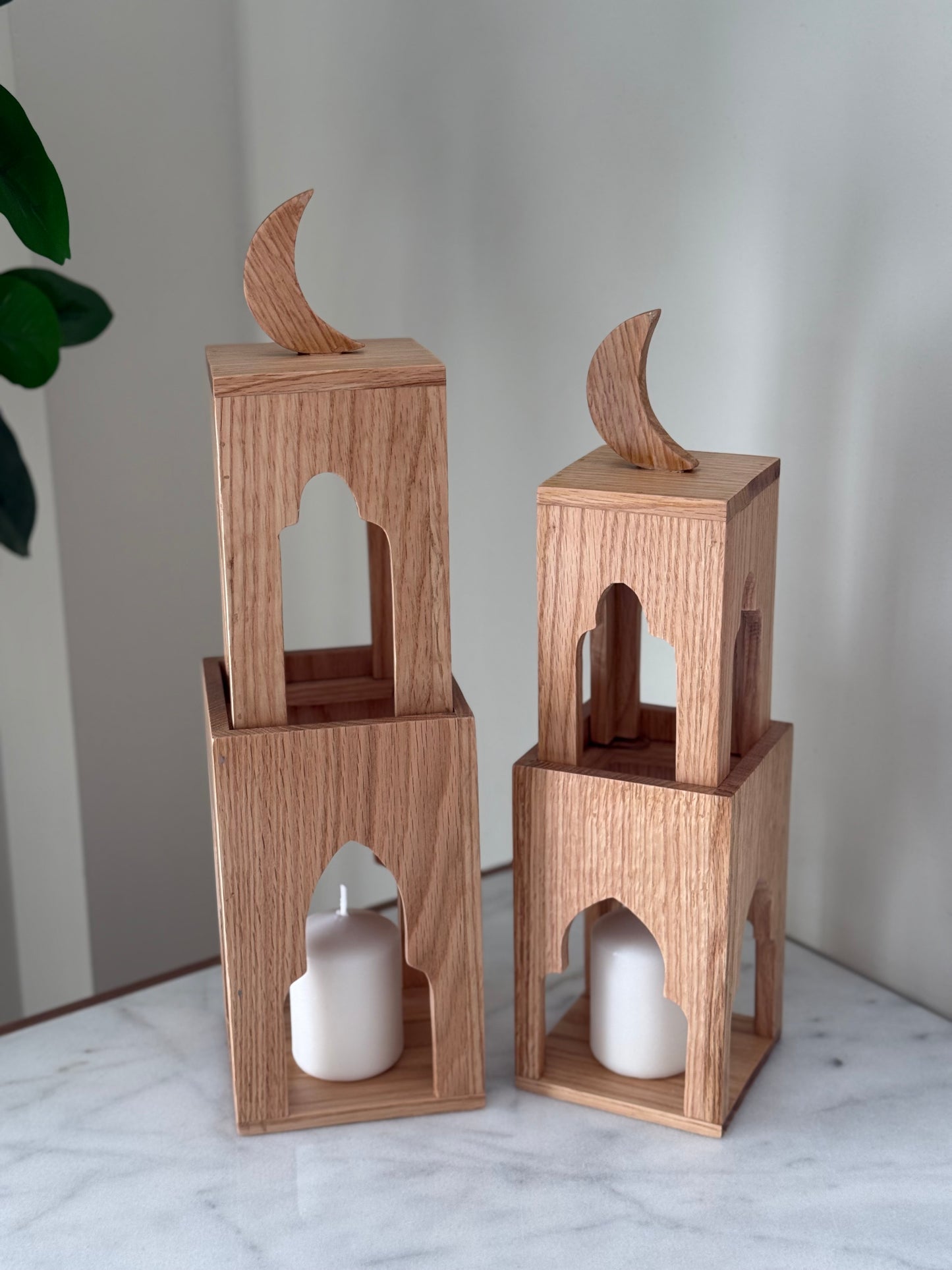 Minara Crescent Lanterns Set