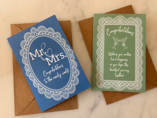Lace Wishes Greeting Cards