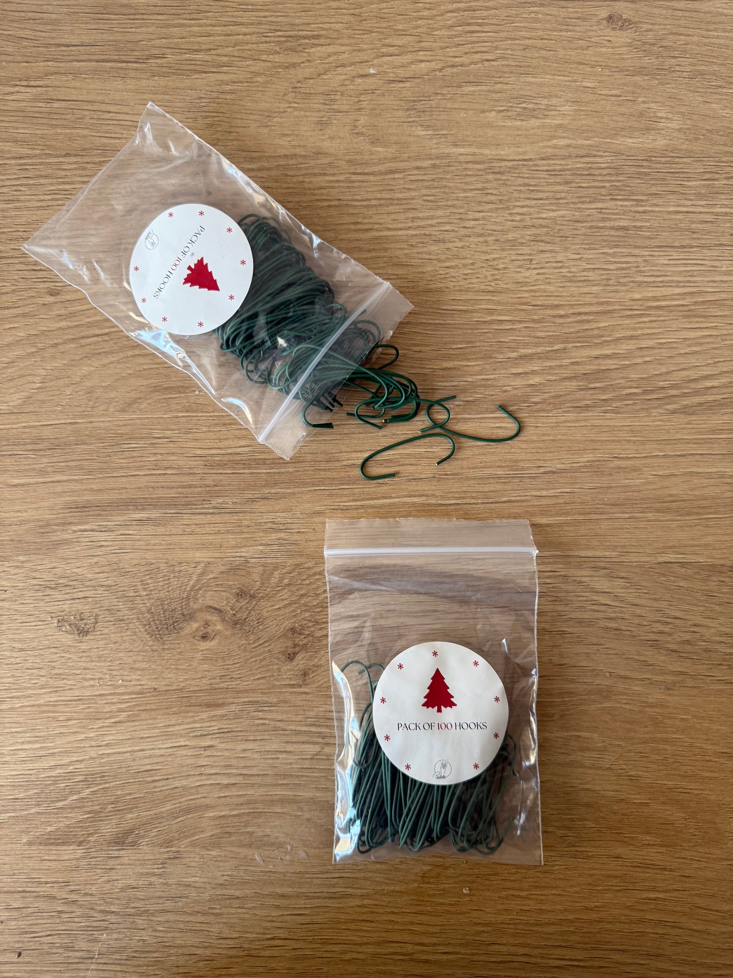 Ornament Wire Hooks – Pack of 100