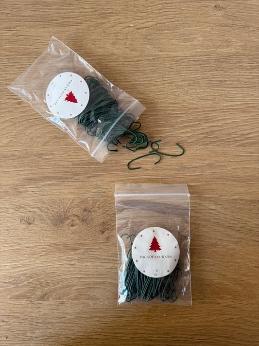 Ornament Wire Hooks – Pack of 100