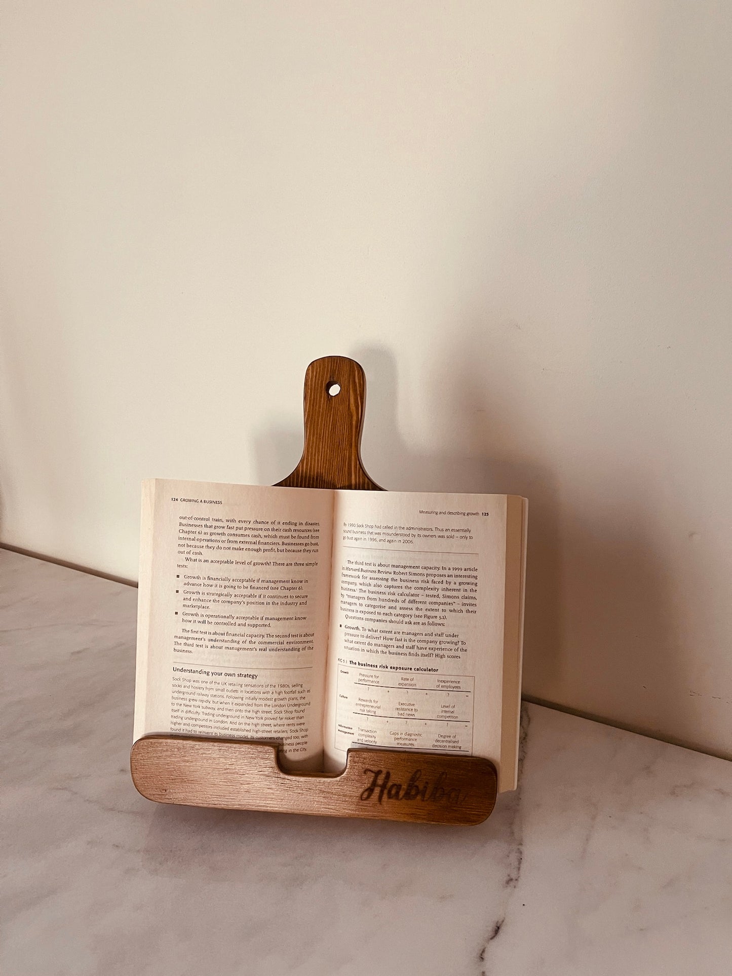 The recipe holder