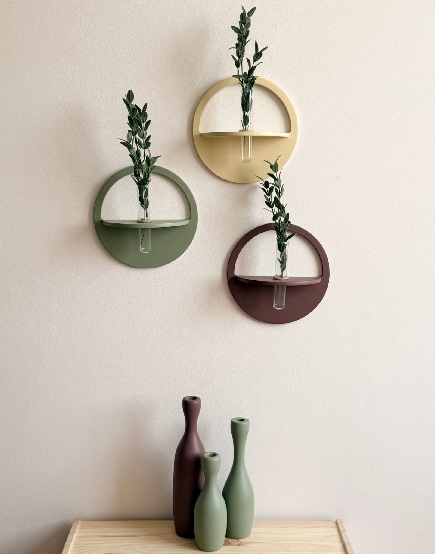 Halo Wall Vases | Set of 3