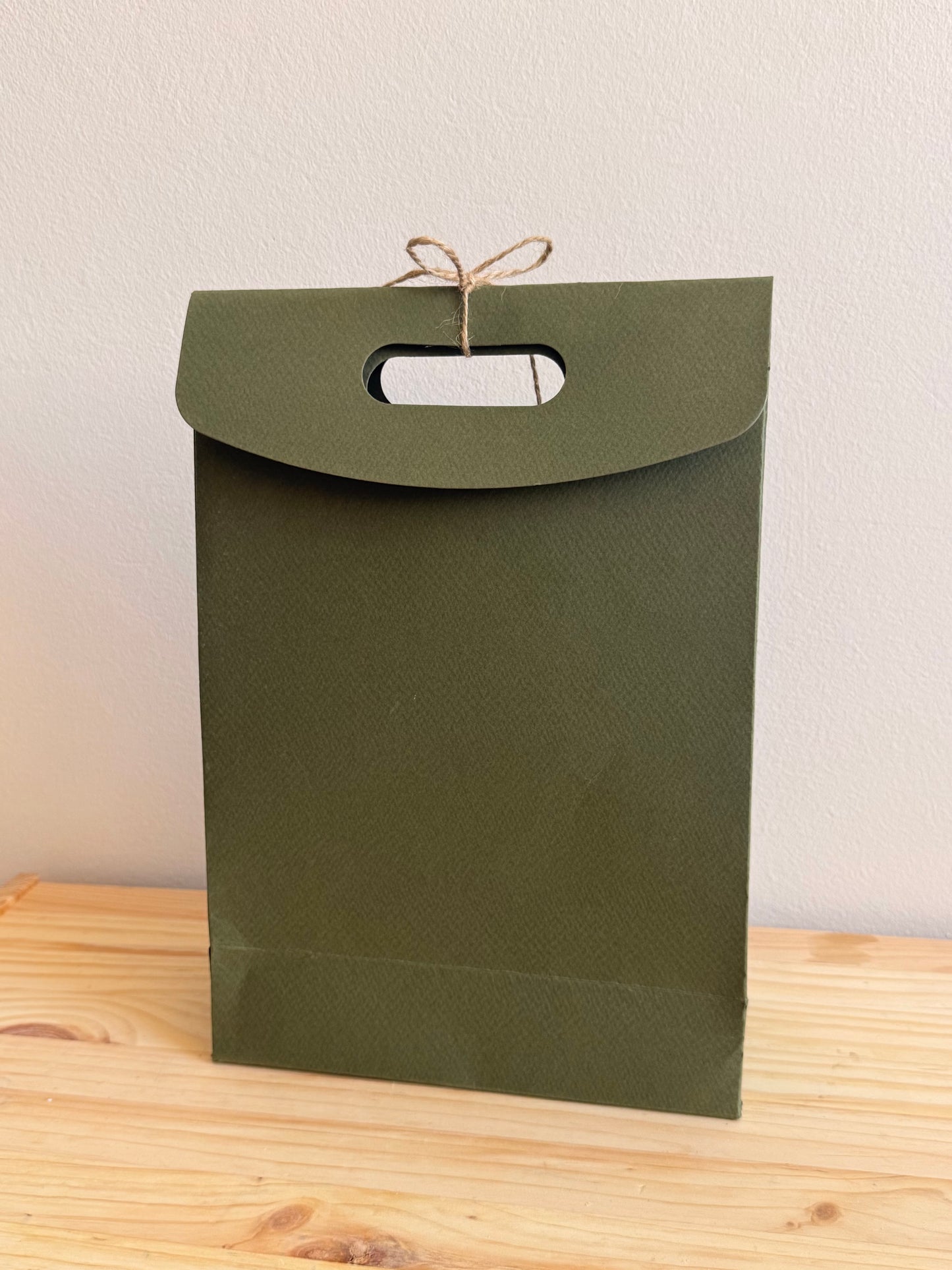 Olive Green Gift Bag