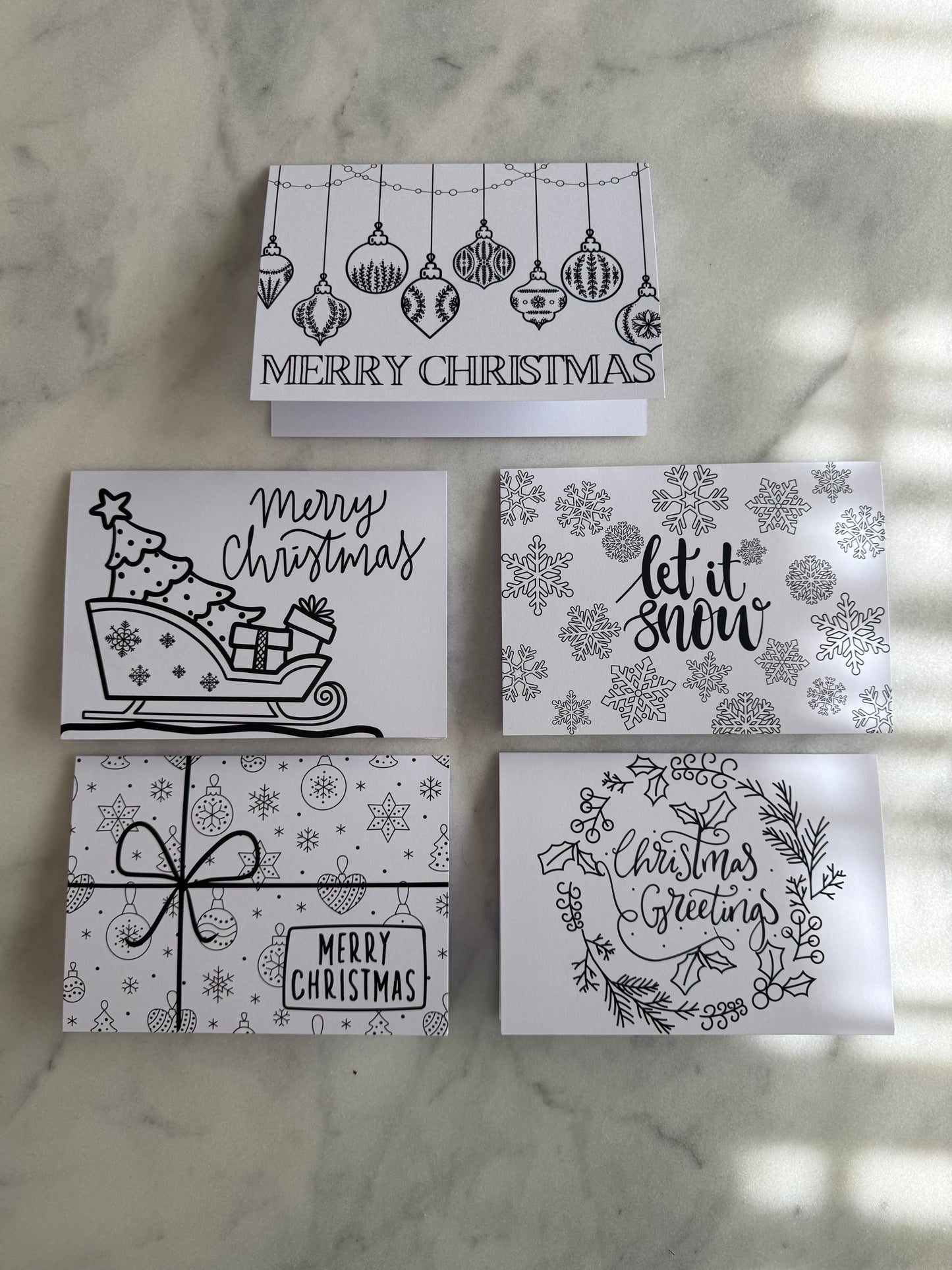 Color-Me Christmas Cards Bundle
