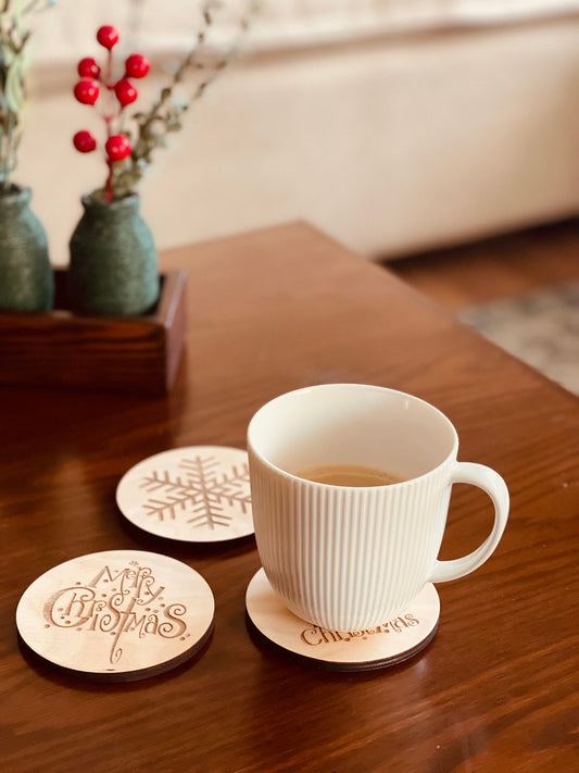 Christmas is Here Coasters