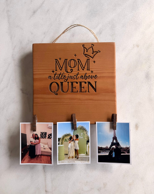 Crowned Mom Plaque
