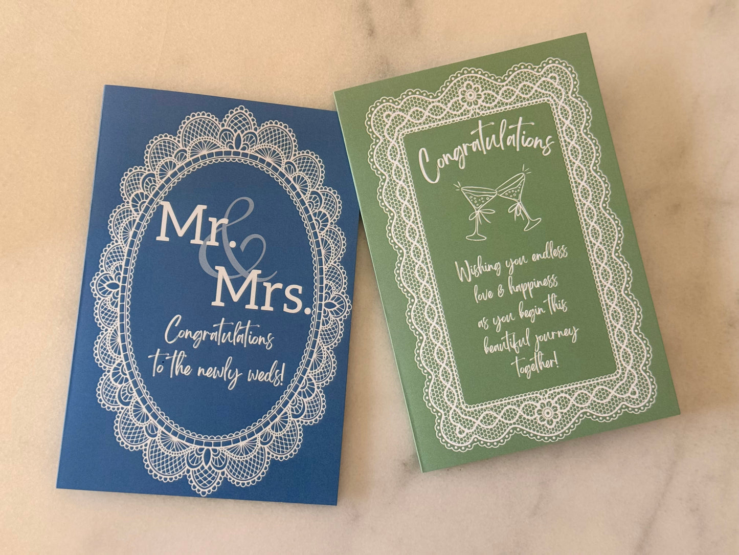 Lace Wishes Greeting Cards