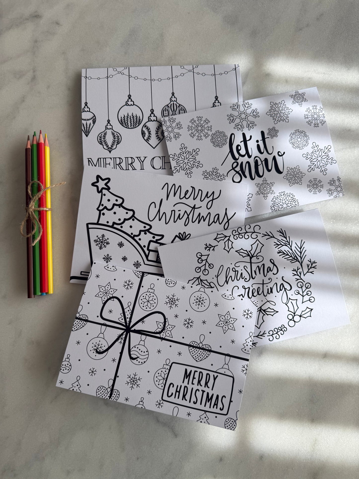 Color-Me Christmas Cards Bundle