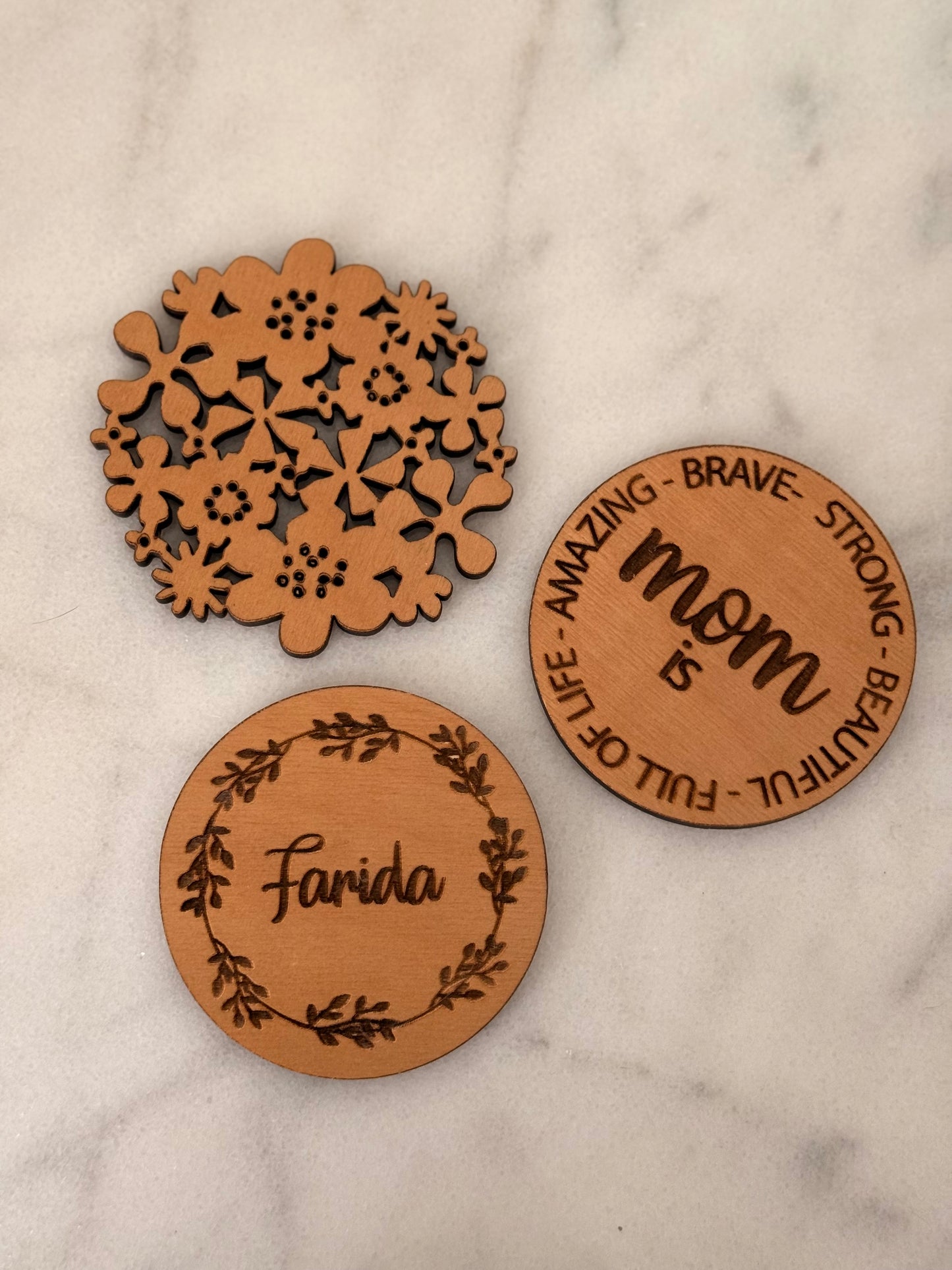 Mom Bloom Coasters