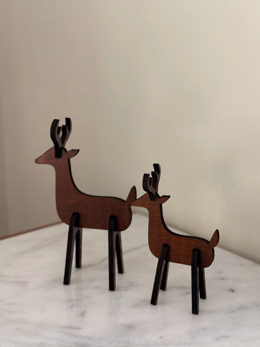 Woodland Reindeer Duo