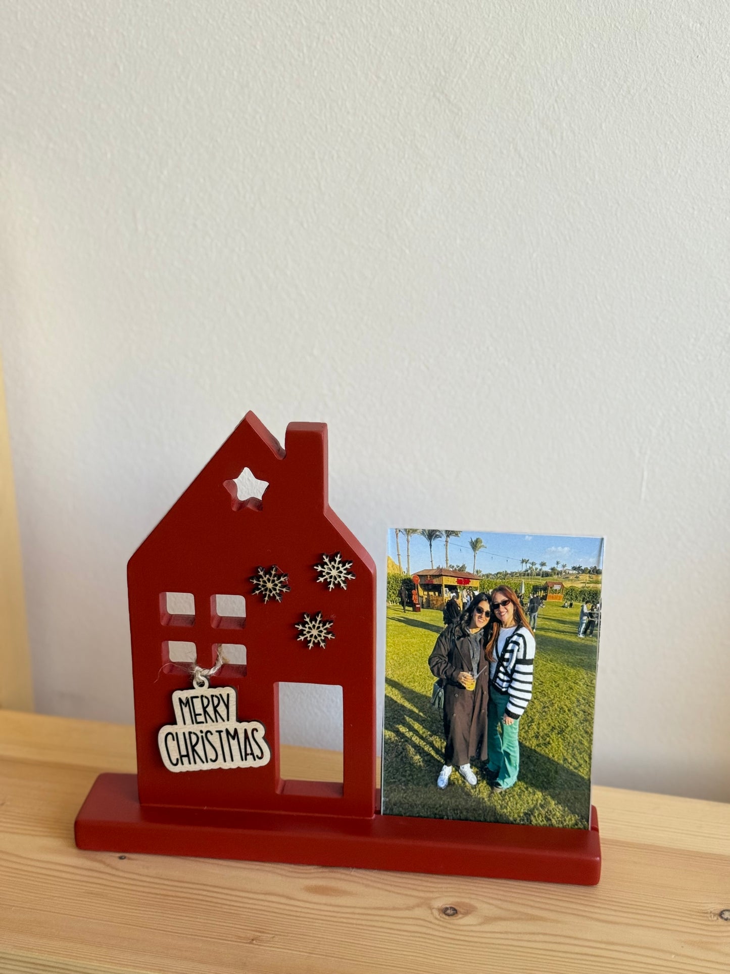 Christmas Cottage Photo Frame