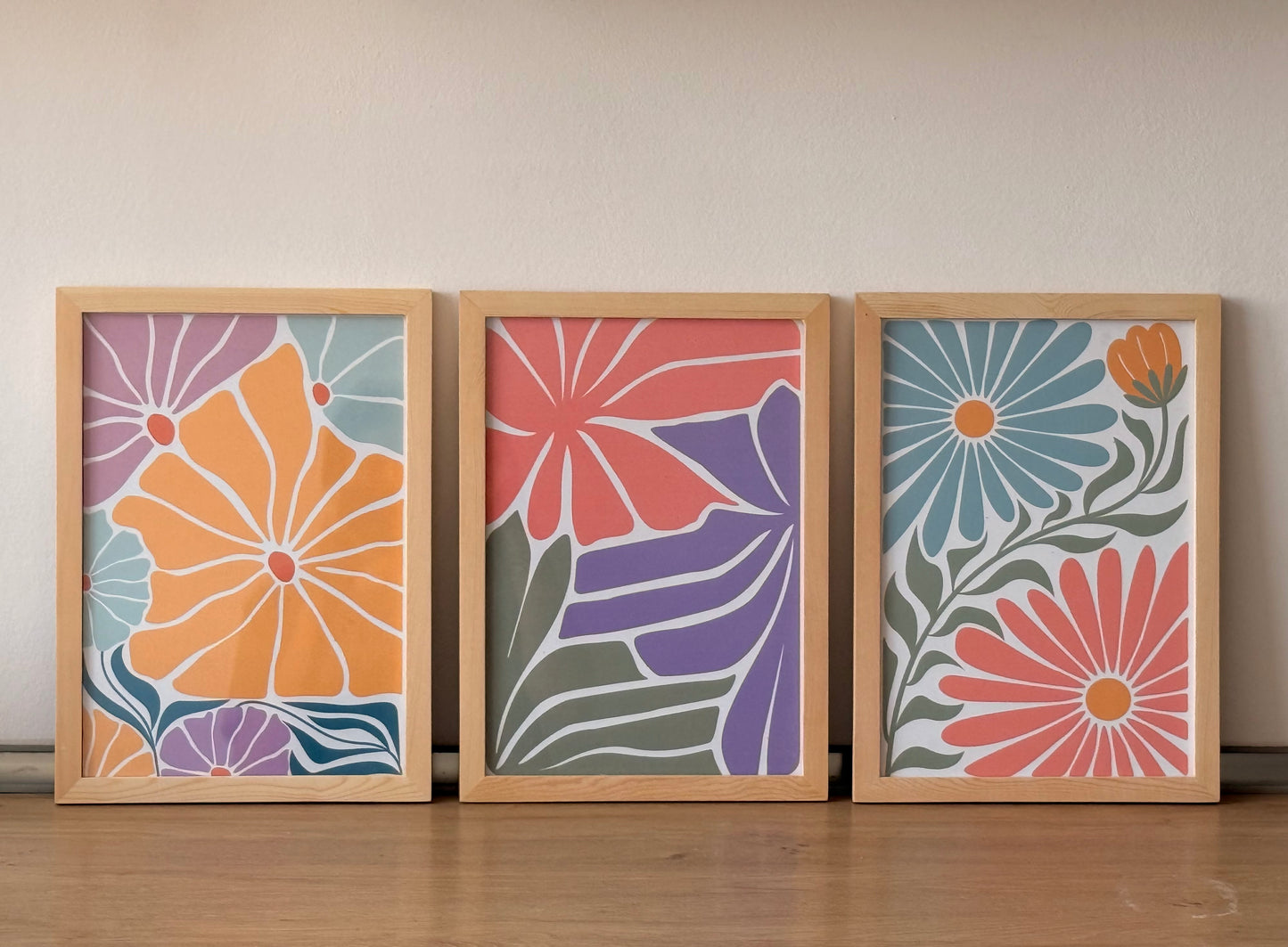Bloom & Color Frames | Set of 3