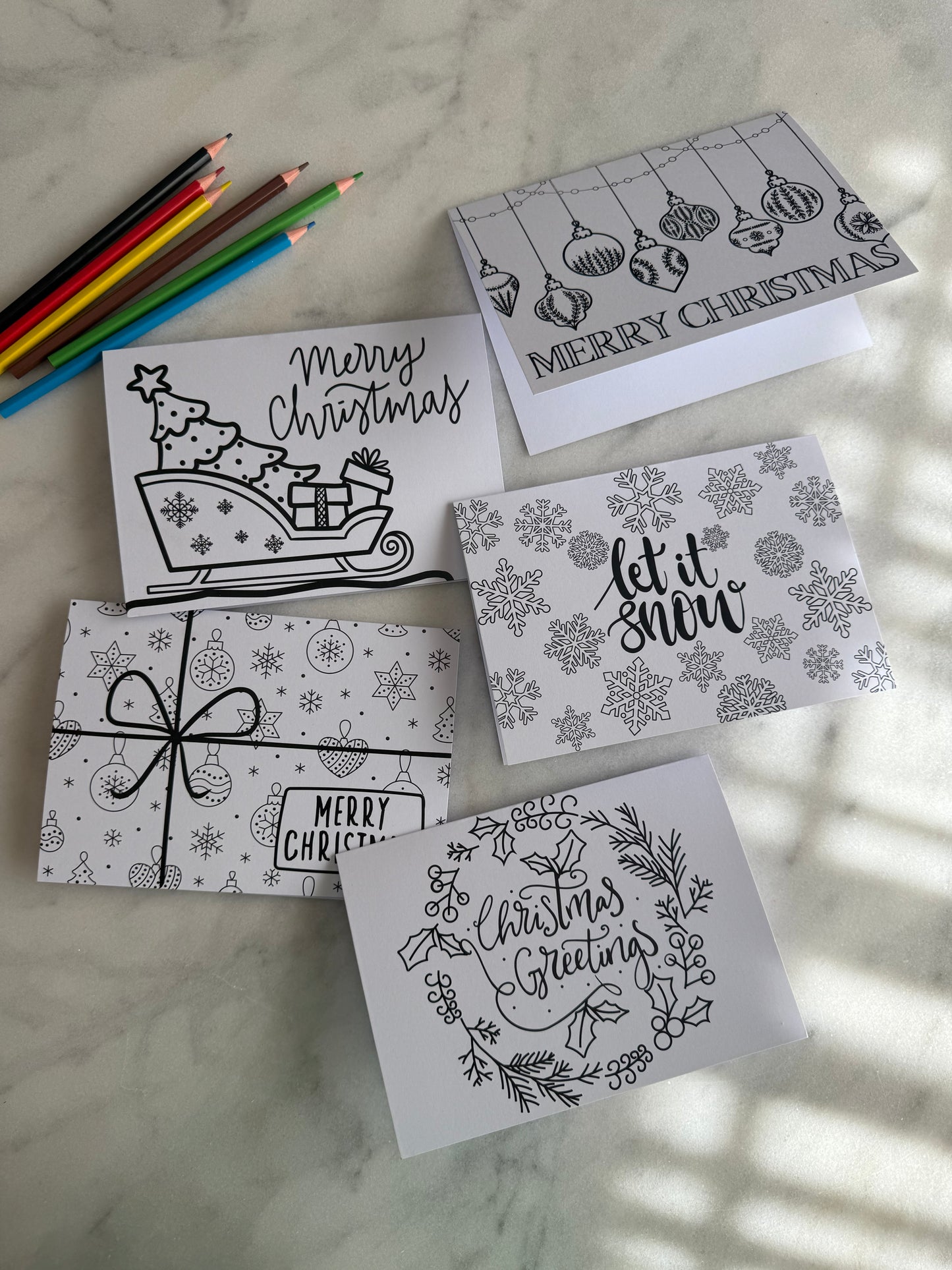 Color-Me Christmas Cards Bundle