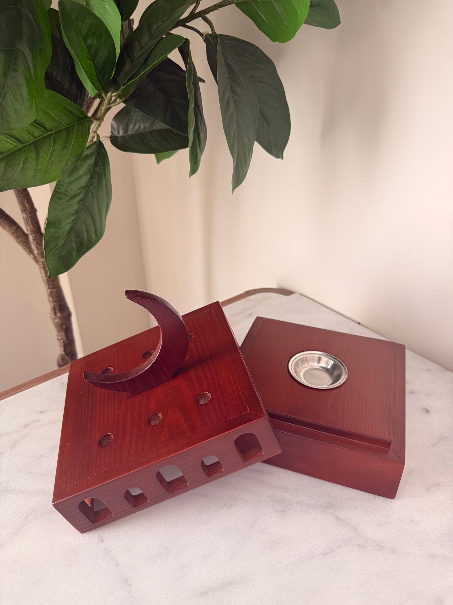 The Crescent Incense Burner