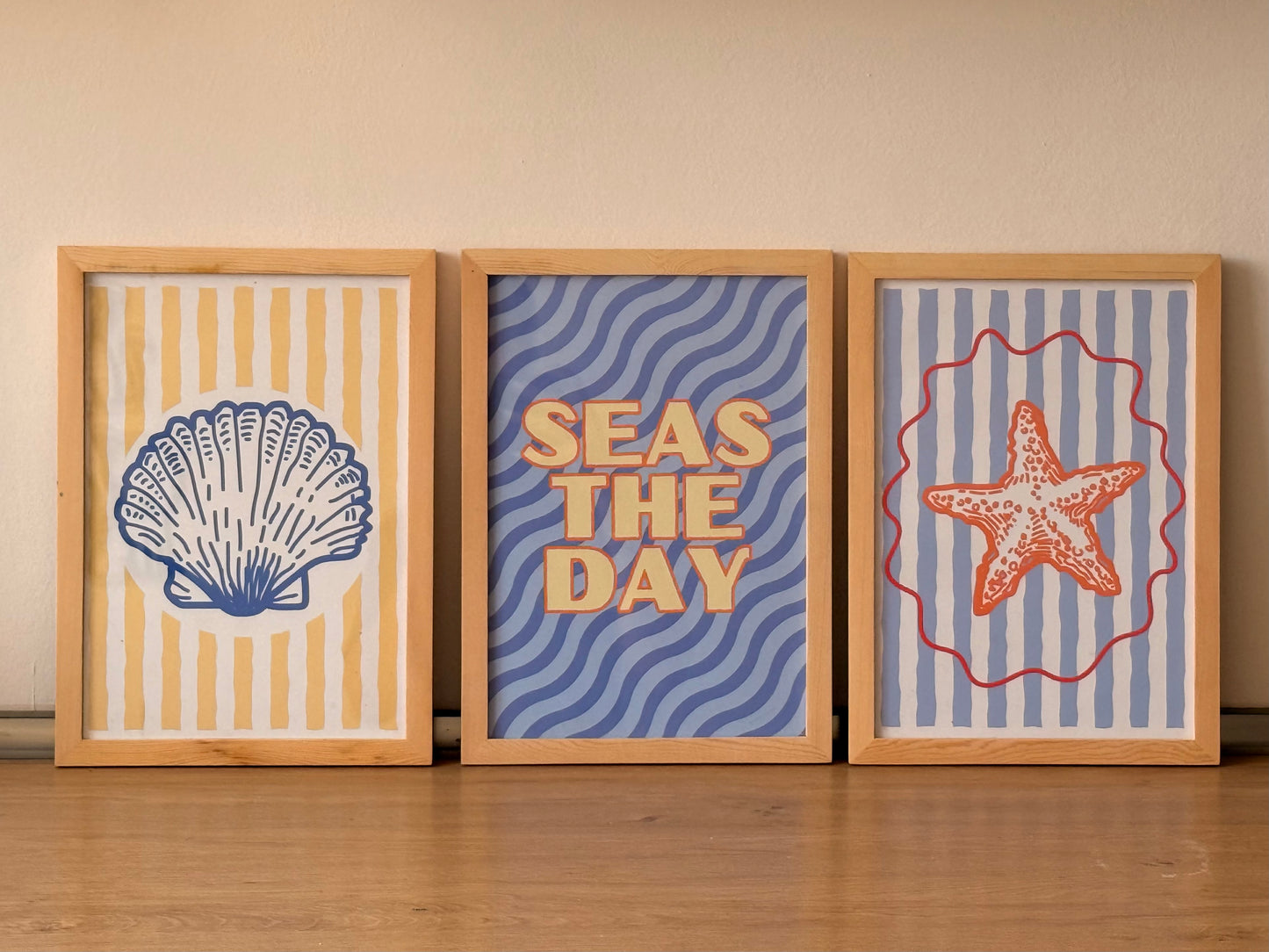 Coastal Escape Frames | Set of 3
