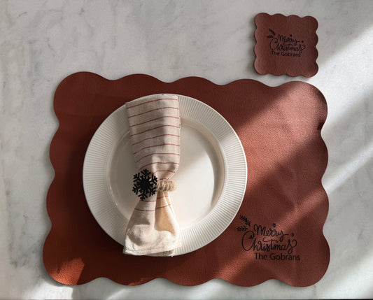 Holiday Scallop Placemats