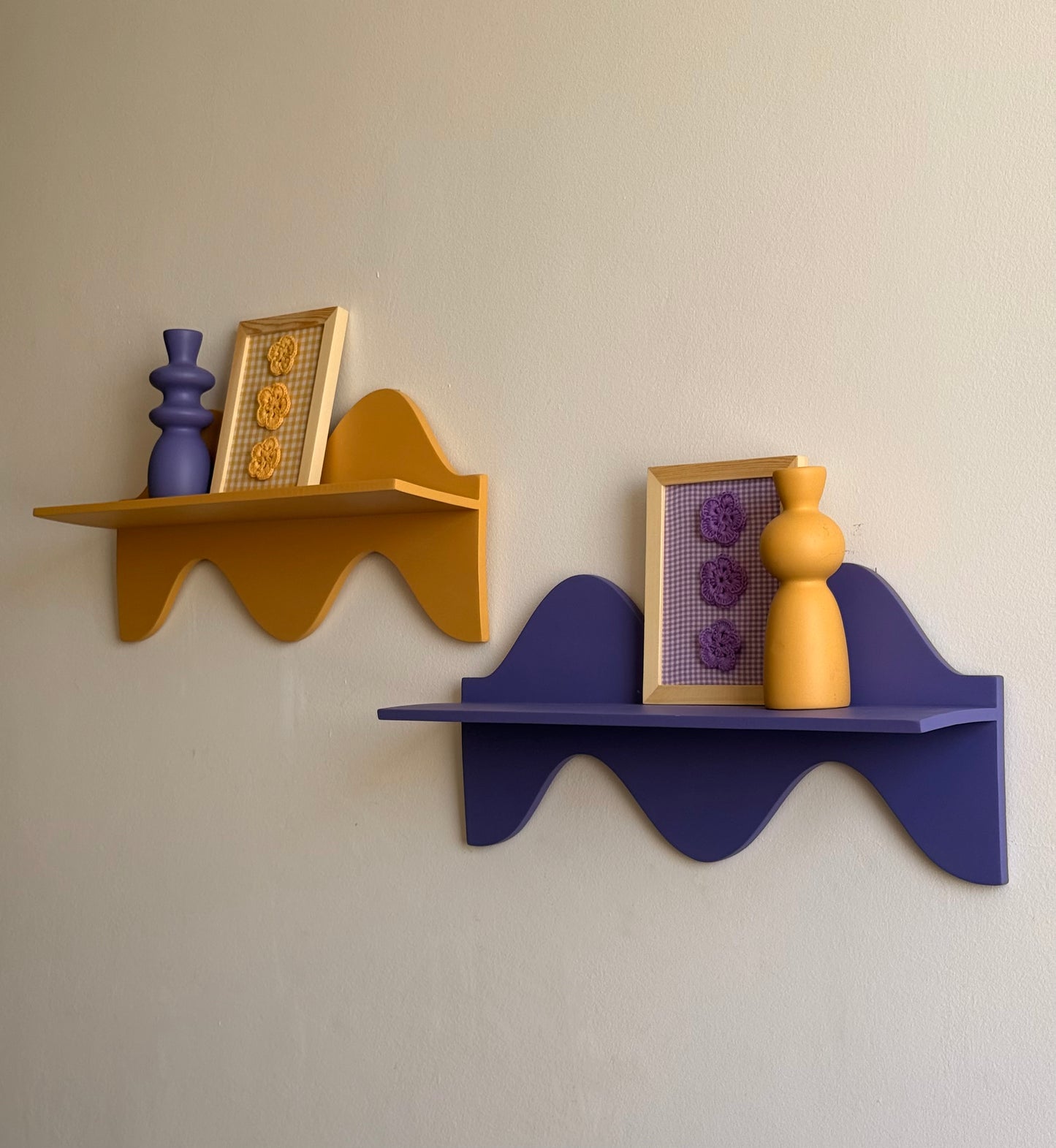 Wavy Pop Shelves | Set of 2