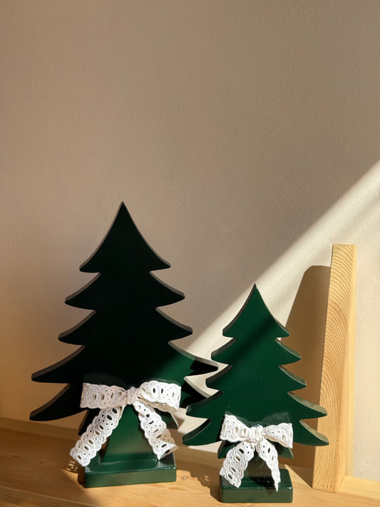 Lace Bow Trees Set