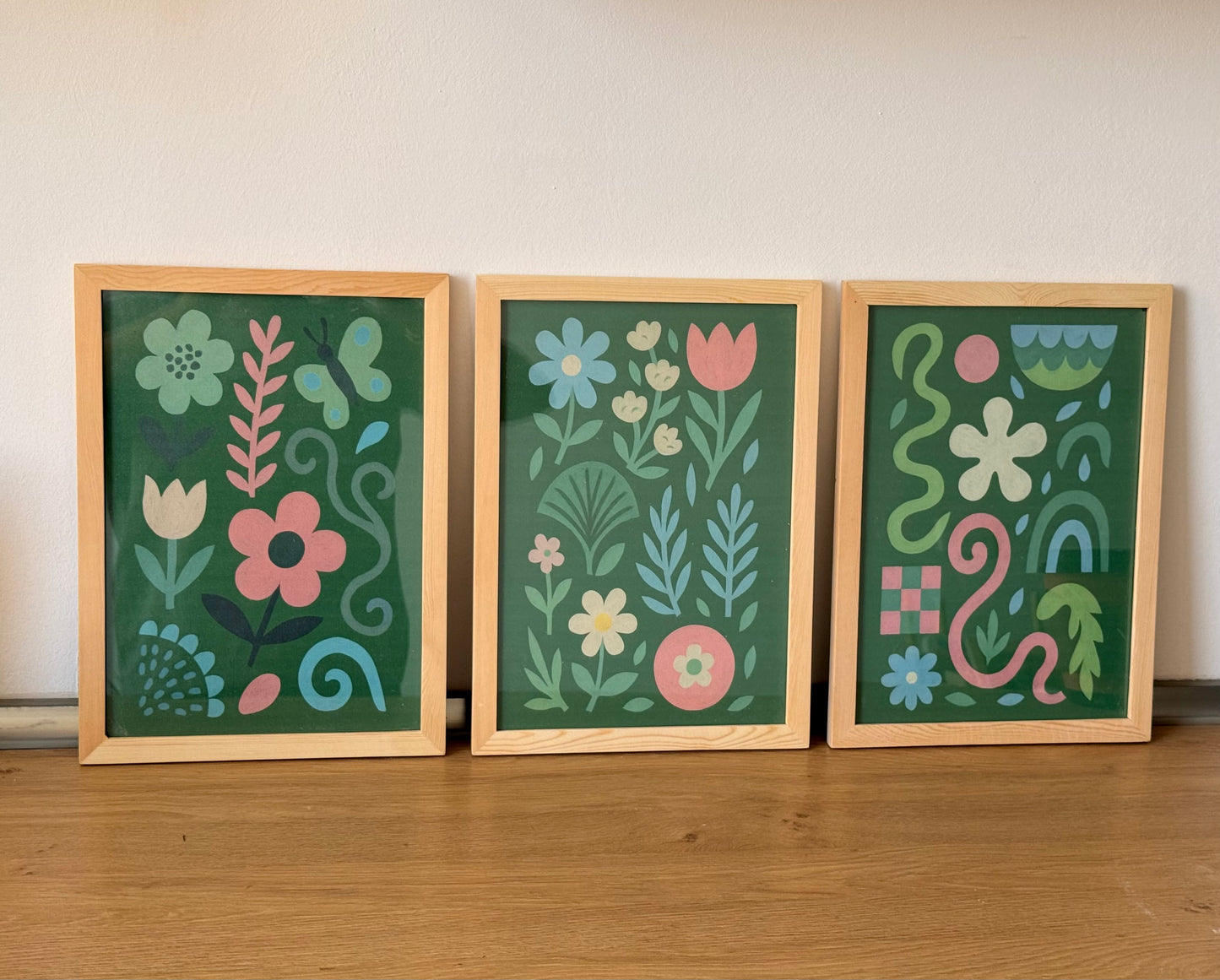 Playful Botanical Frames | Set of 3