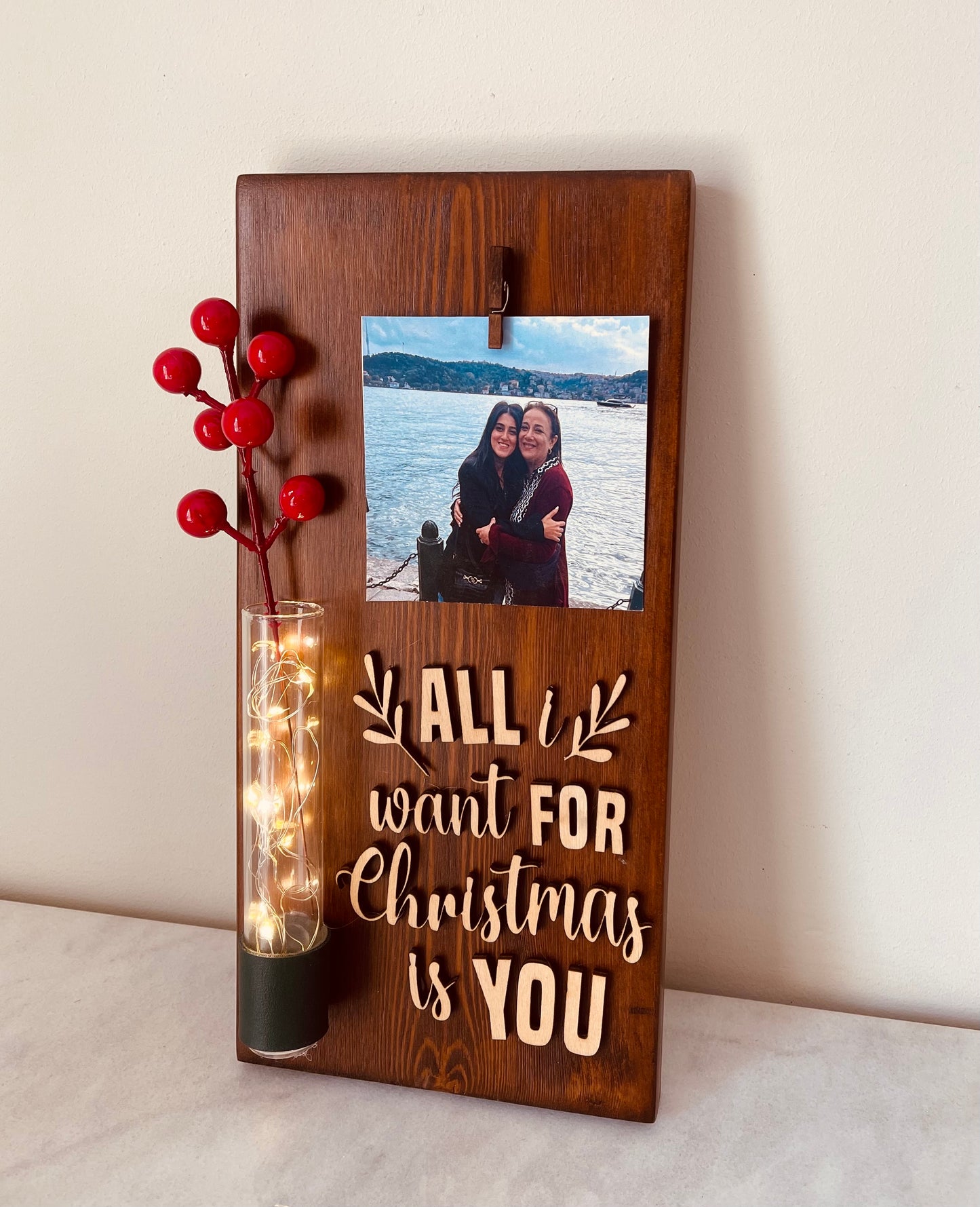 All I want for Christmas Plaque