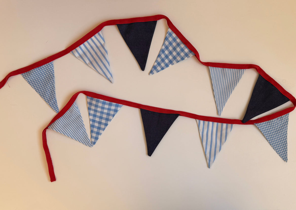 Little Bunting Garland – Handmade Fabric Wall Decor
