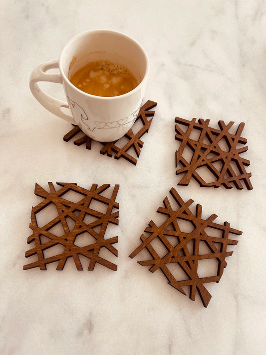 Criss Cross Coasters