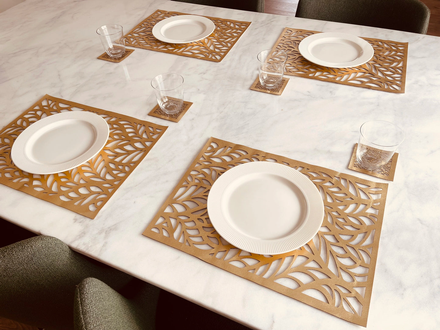 Shine in Gold Placemats