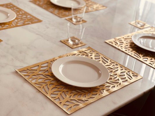 Shine in Gold Placemats