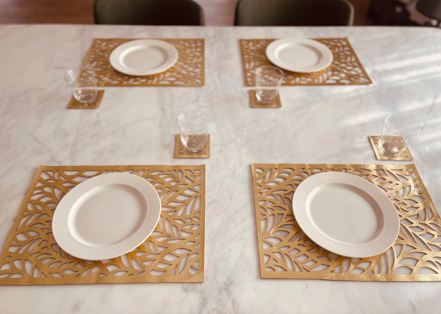 Shine in Gold Placemats