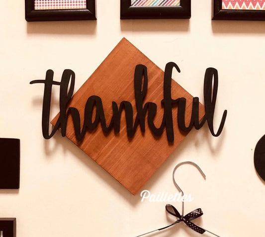 Thankful Plaque