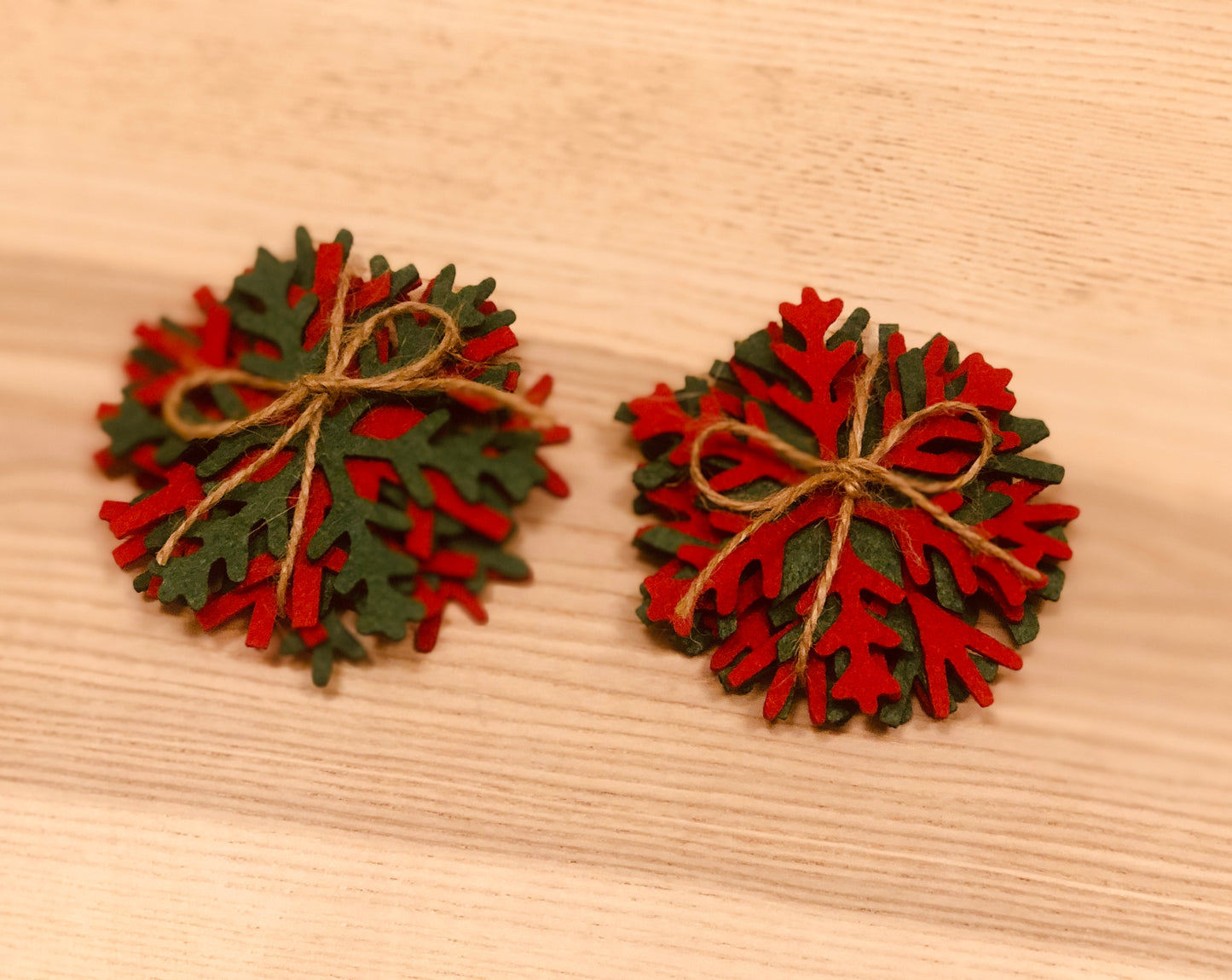 Snowflake Sparkle Coasters