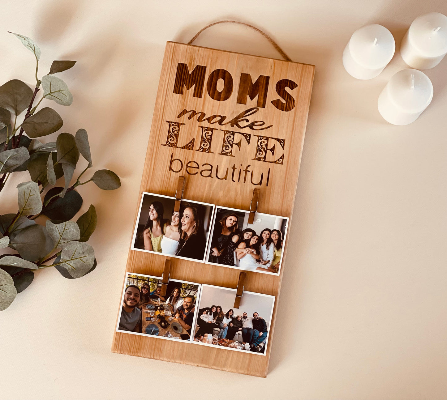 Mom for Life Plaque