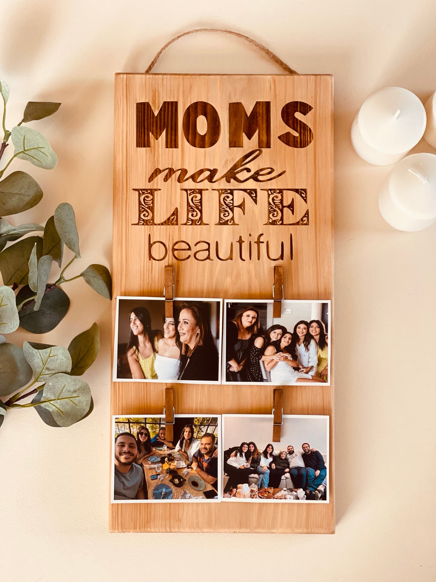 Mom for Life Plaque