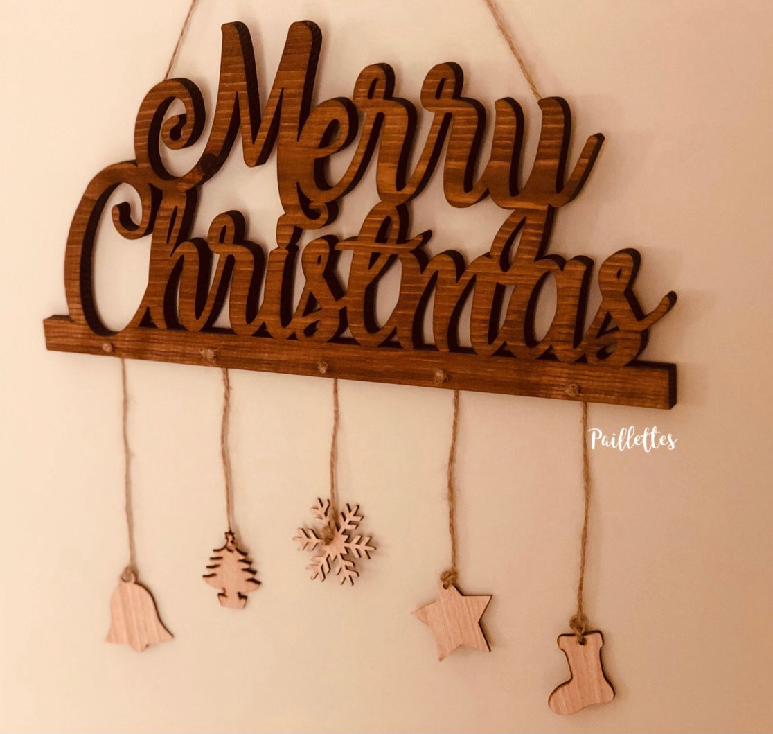 Merry Christmas Cutout