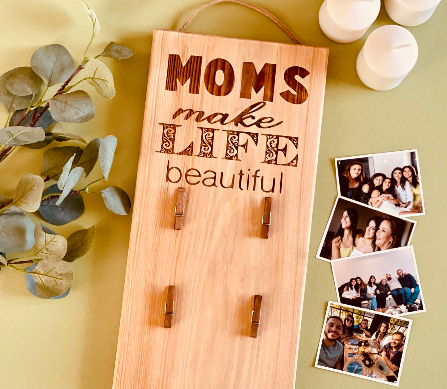 Mom for Life Plaque