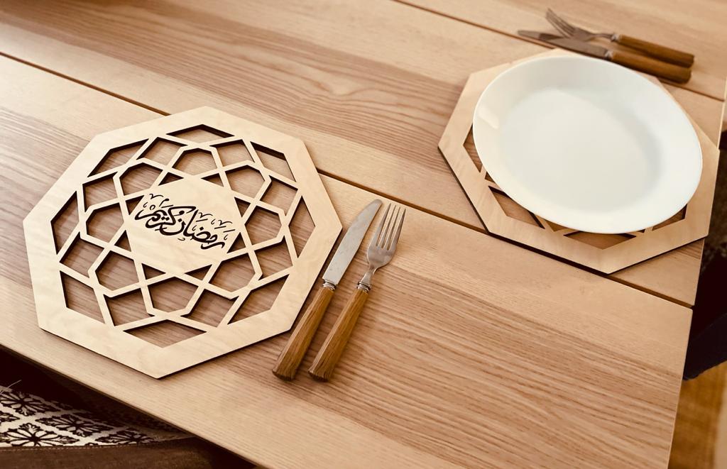 Ramadan Wooden Placemats